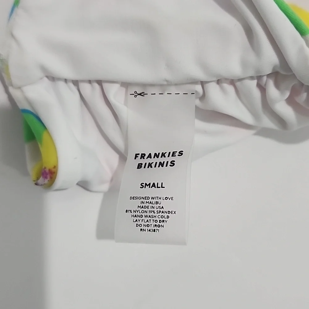 Frankie’s Bikinis Crescent Shine Bandeau Bikini Top